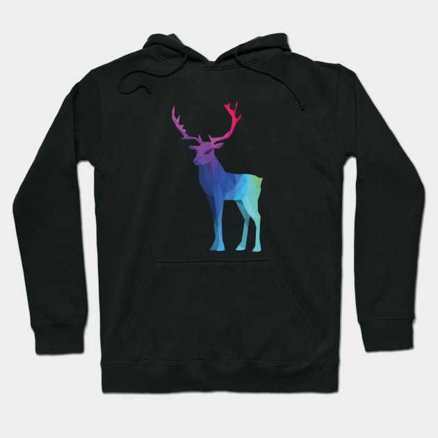 Colorful Reindeer Hoodie by shaldesign